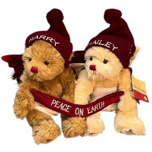 Adorable Vintage HSN Twin Teddy Bear Pair 2003 Limited Edition New With Tags